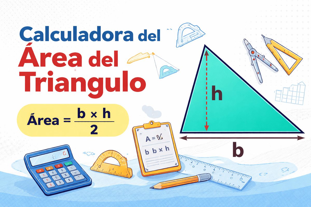Calculadora del área del triángulo